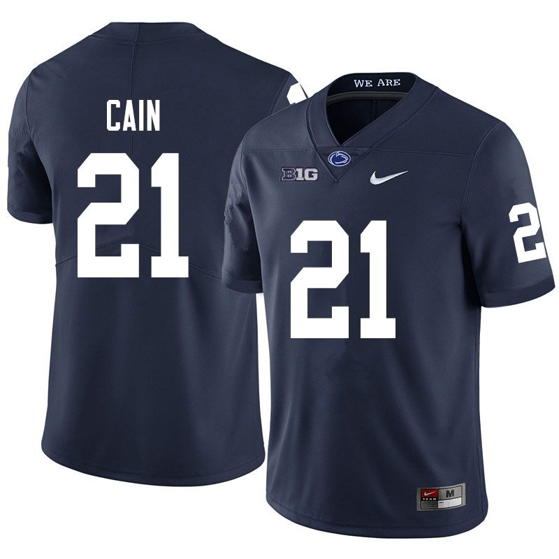 NCAA Nike Men's Penn State Nittany Lions Noah Cain #21 College Football Authentic Navy Stitched Jersey QKT1098WH